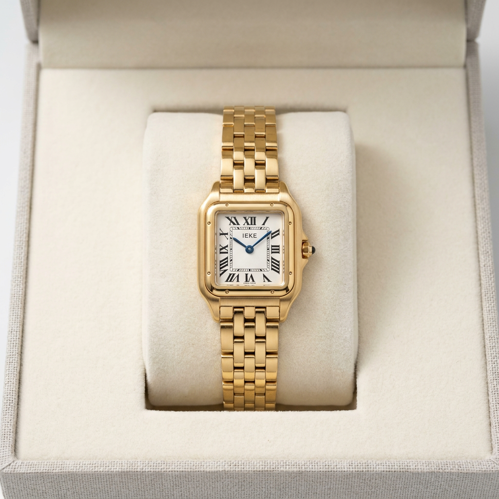 Gold & White Dial